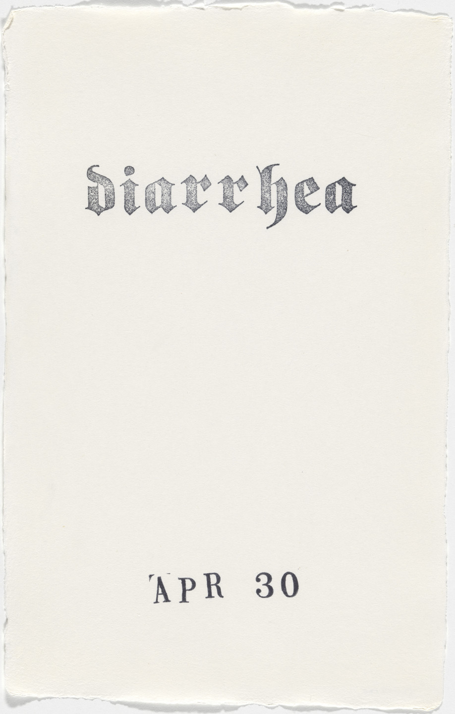 Kiki Smith. Untitled (Book of Hours). 1986–2003