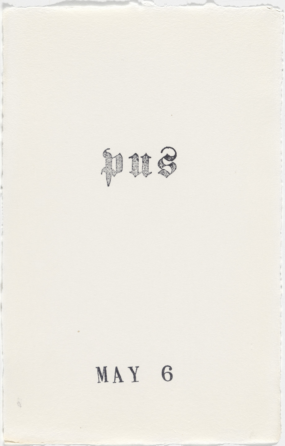 Kiki Smith. Untitled (Book of Hours). 1986–2003