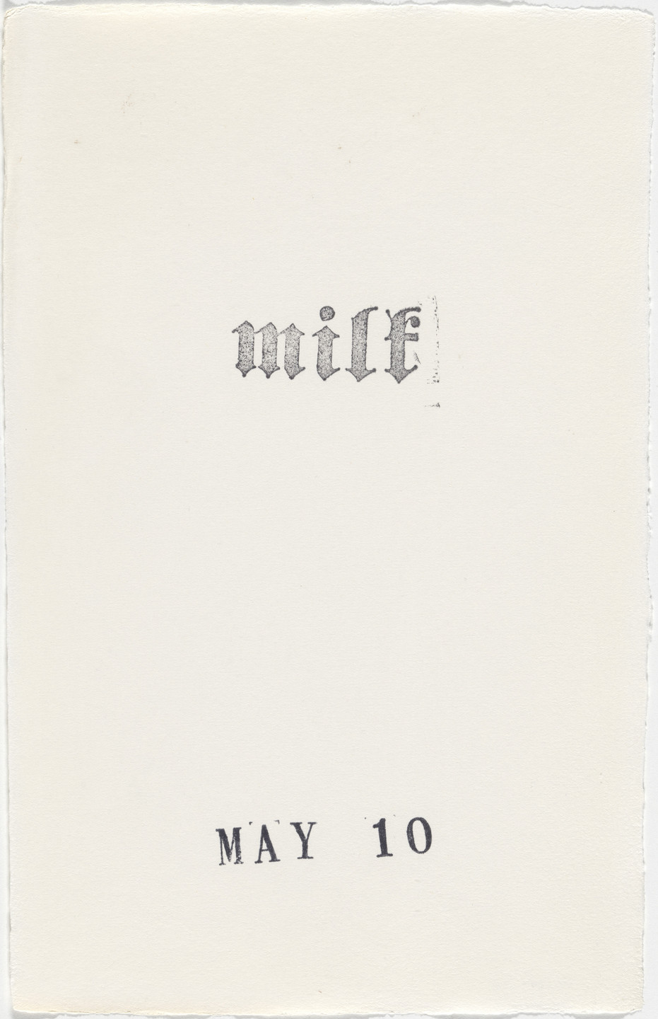 Kiki Smith. Untitled (Book of Hours). 1986–2003