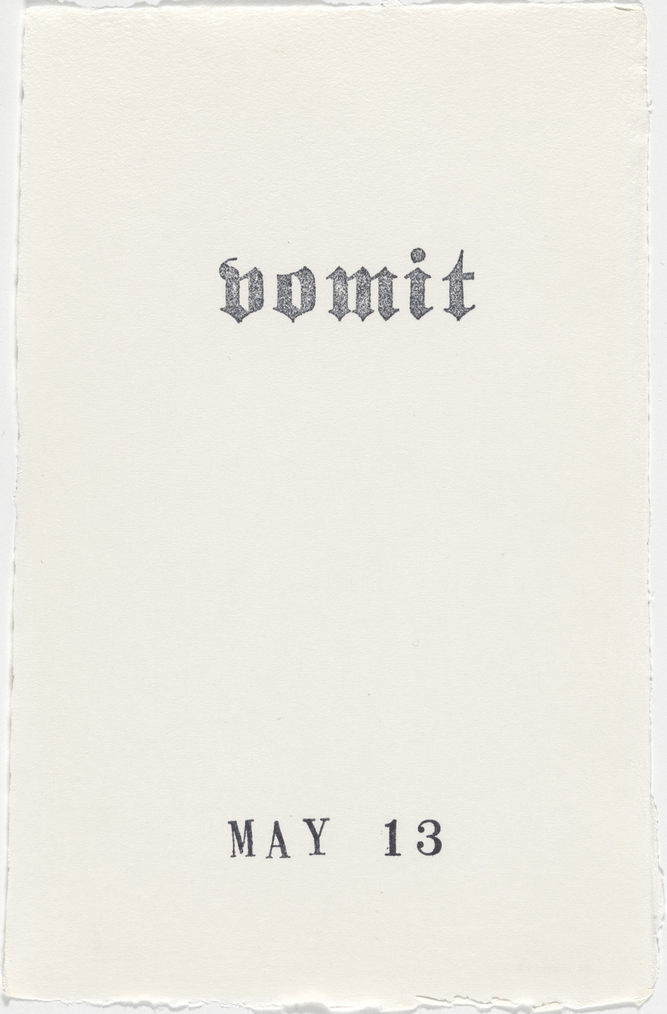 Kiki Smith. Untitled (Book of Hours). 1986–2003
