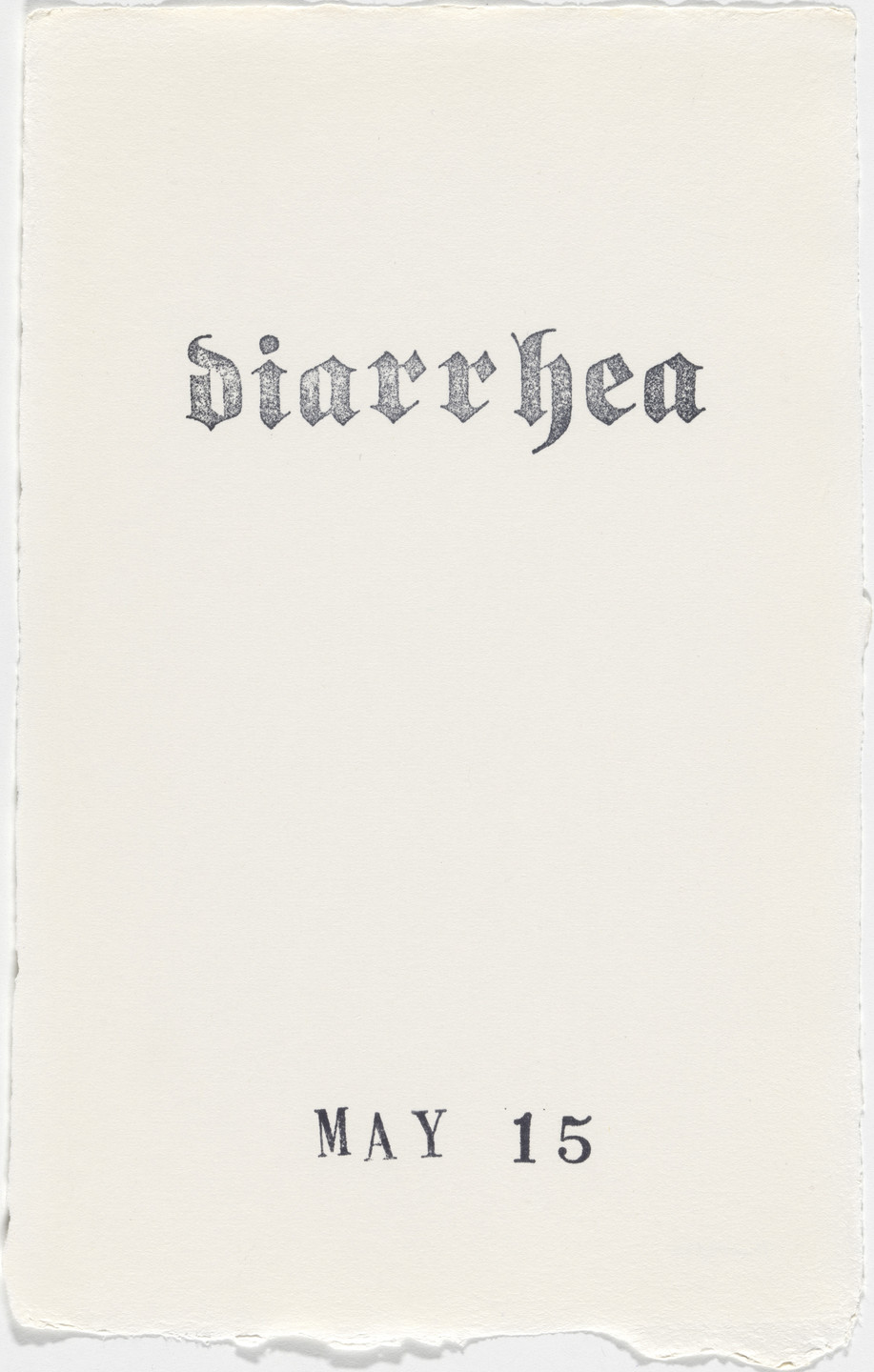 Kiki Smith. Untitled (Book of Hours). 1986–2003