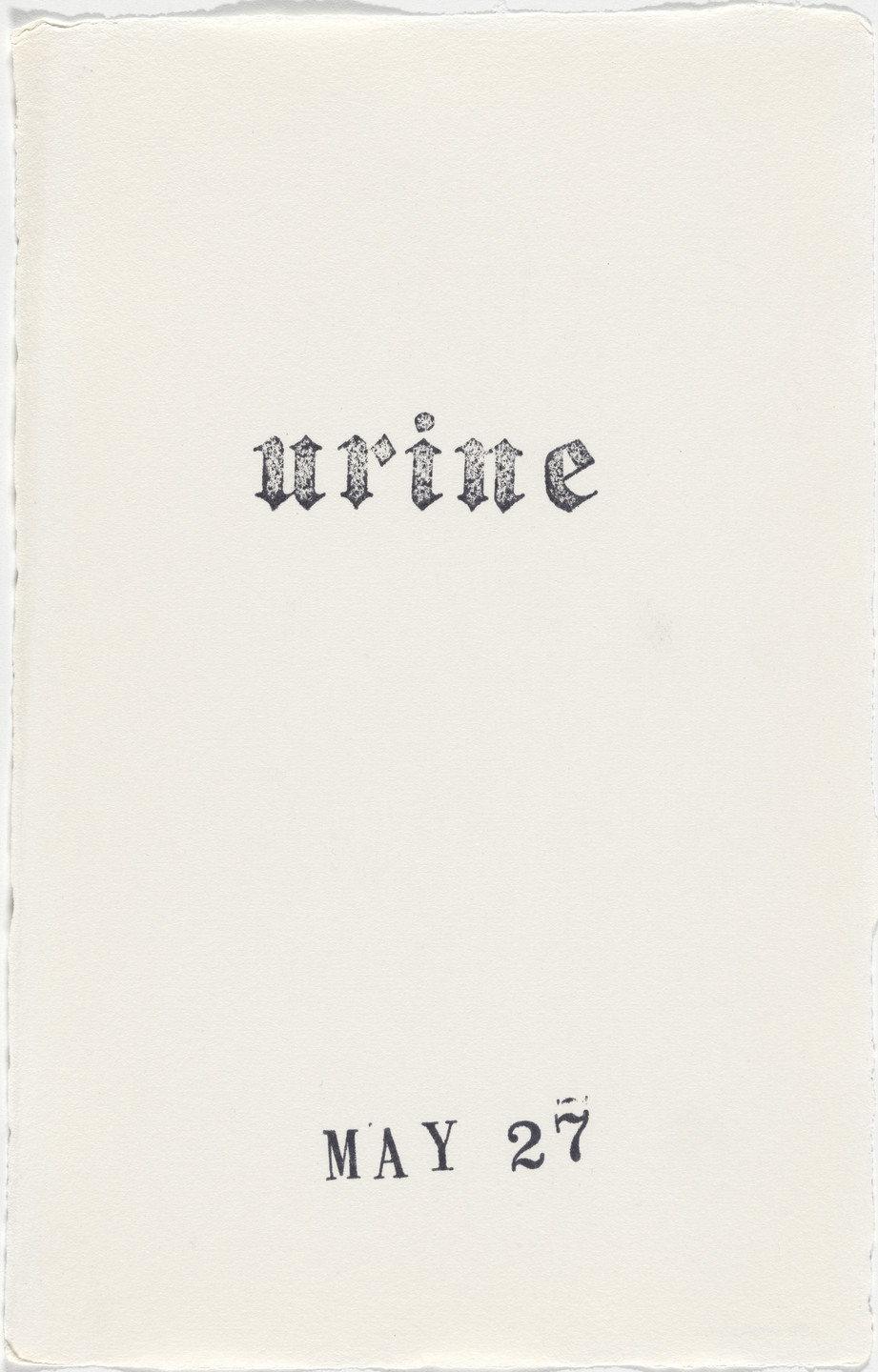 Kiki Smith. Untitled (Book of Hours). 1986–2003