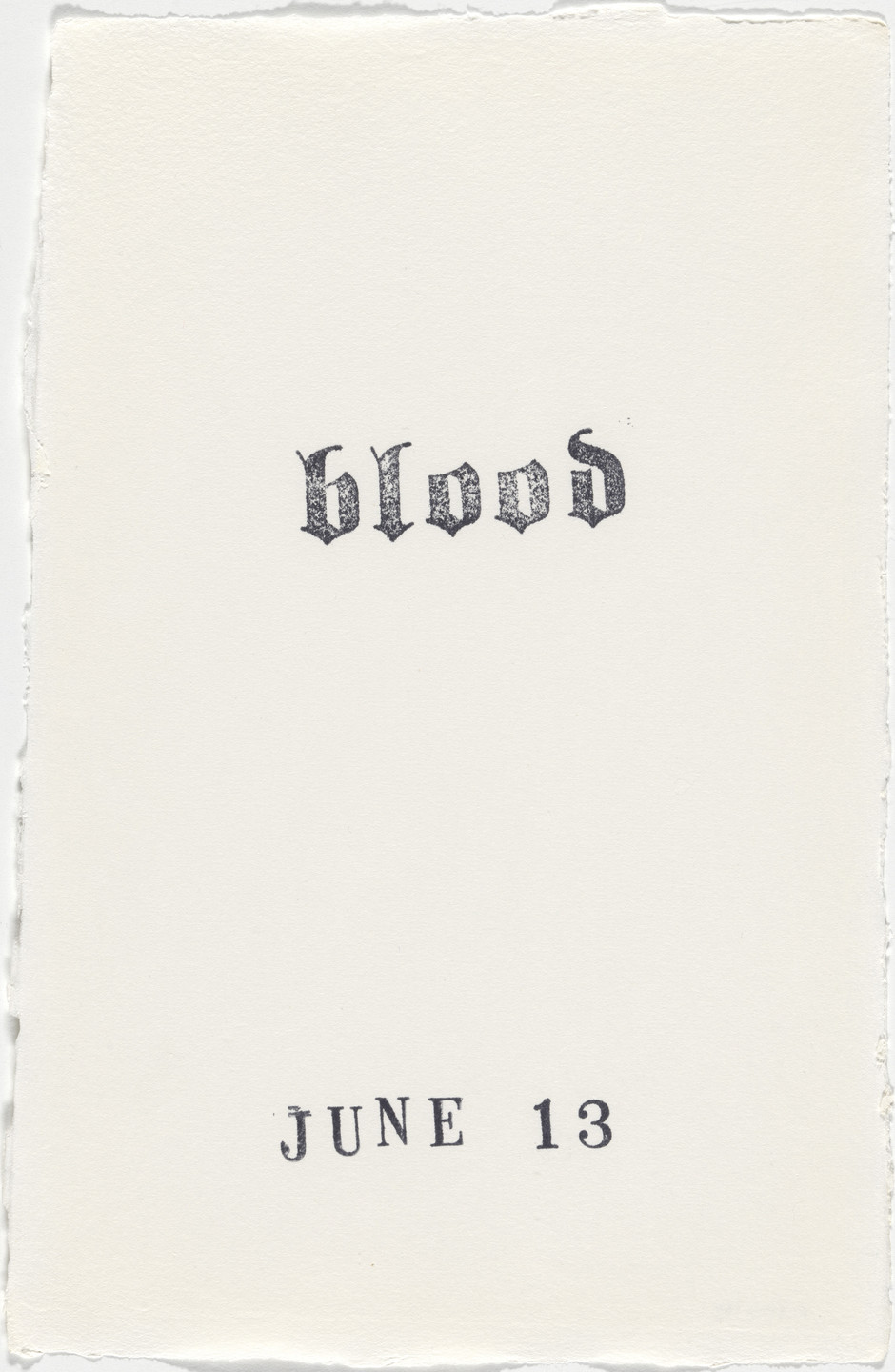 Kiki Smith. Untitled (Book of Hours). 1986–2003