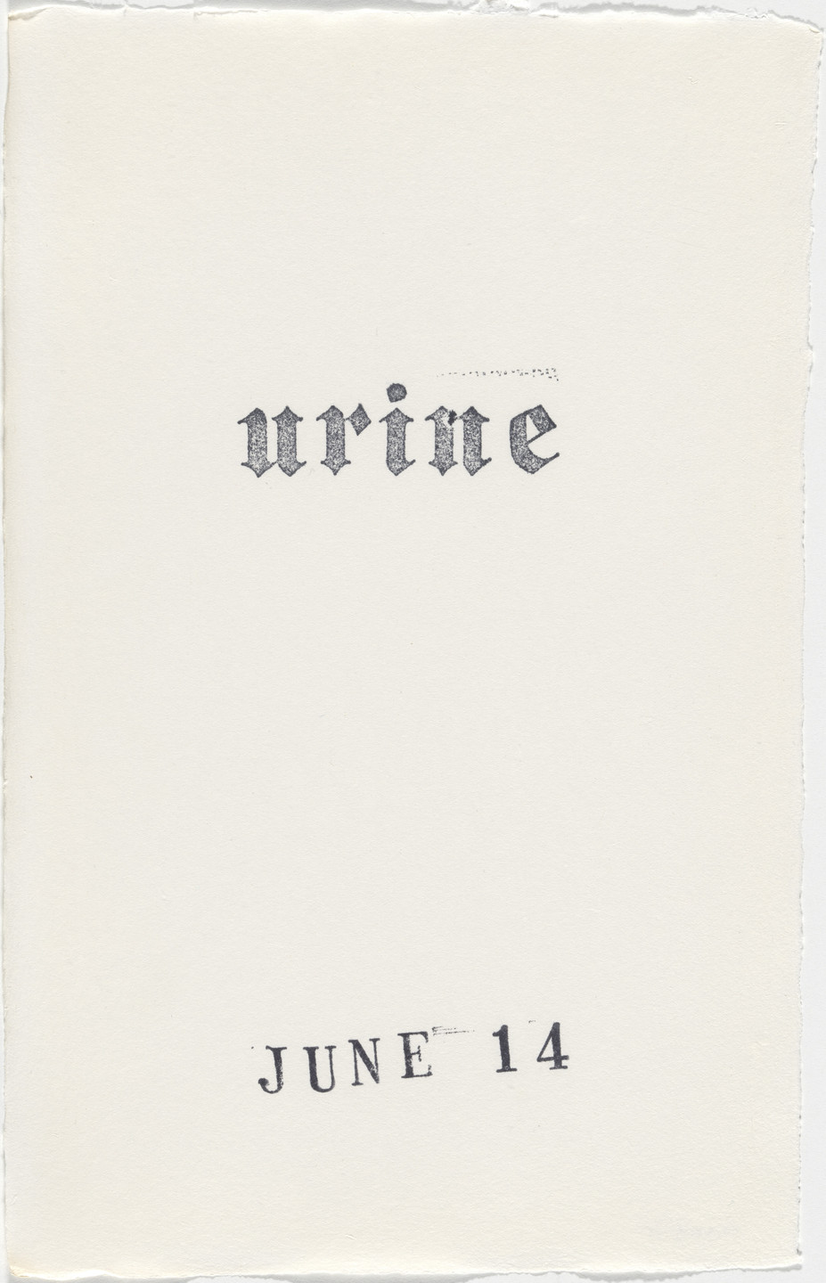 Kiki Smith. Untitled (Book of Hours). 1986–2003