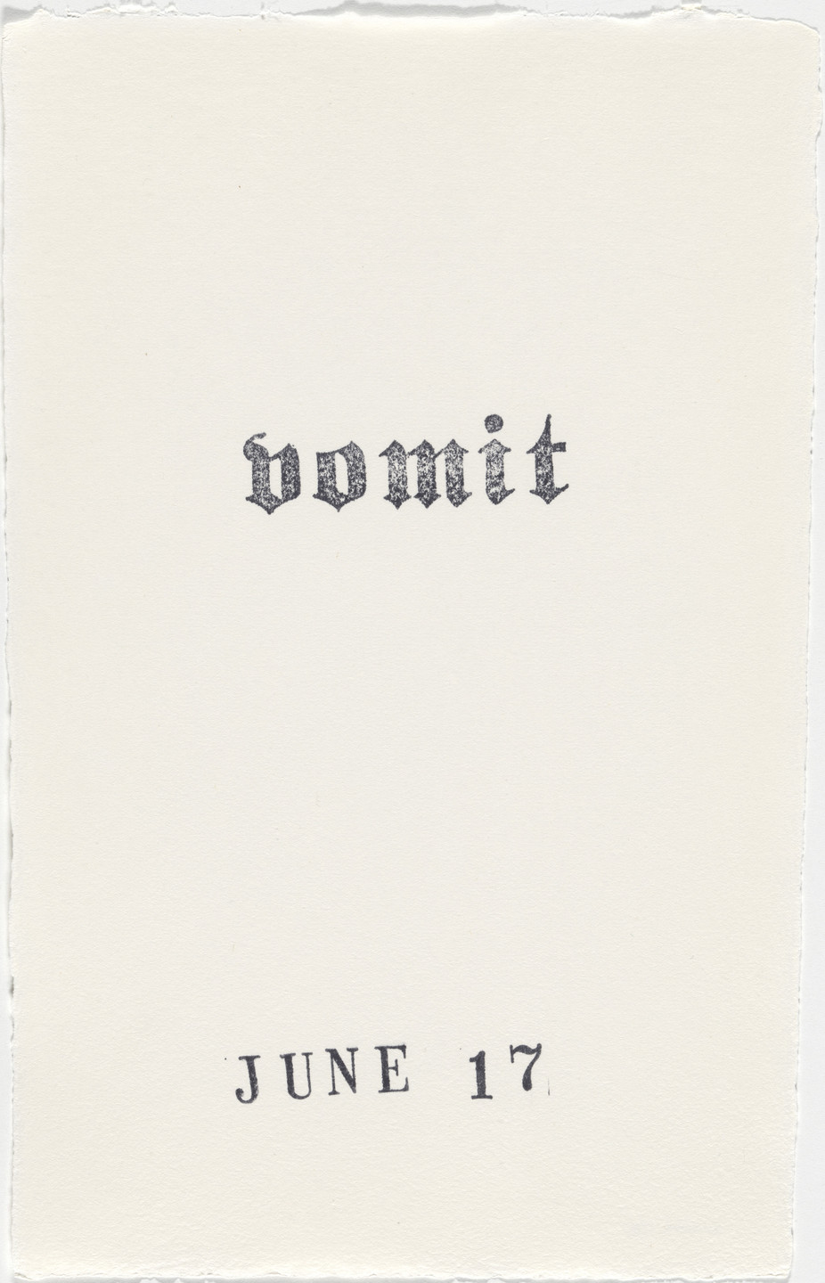 Kiki Smith. Untitled (Book of Hours). 1986–2003
