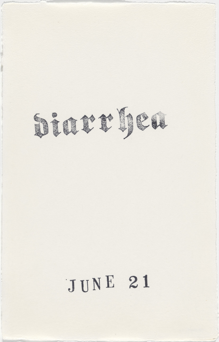 Kiki Smith. Untitled (Book of Hours). 1986–2003