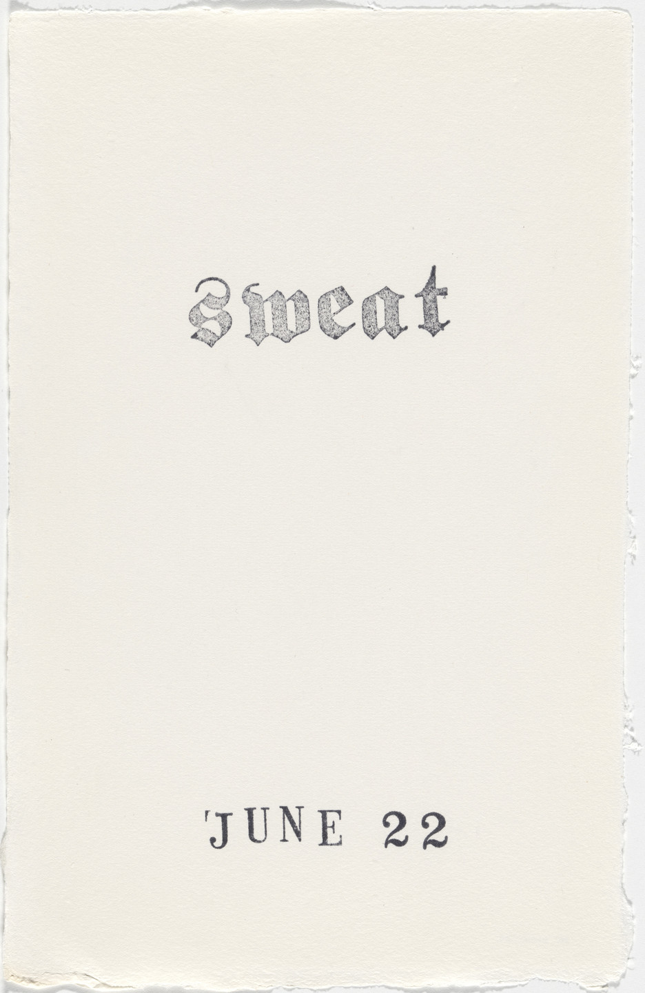 Kiki Smith. Untitled (Book of Hours). 1986–2003