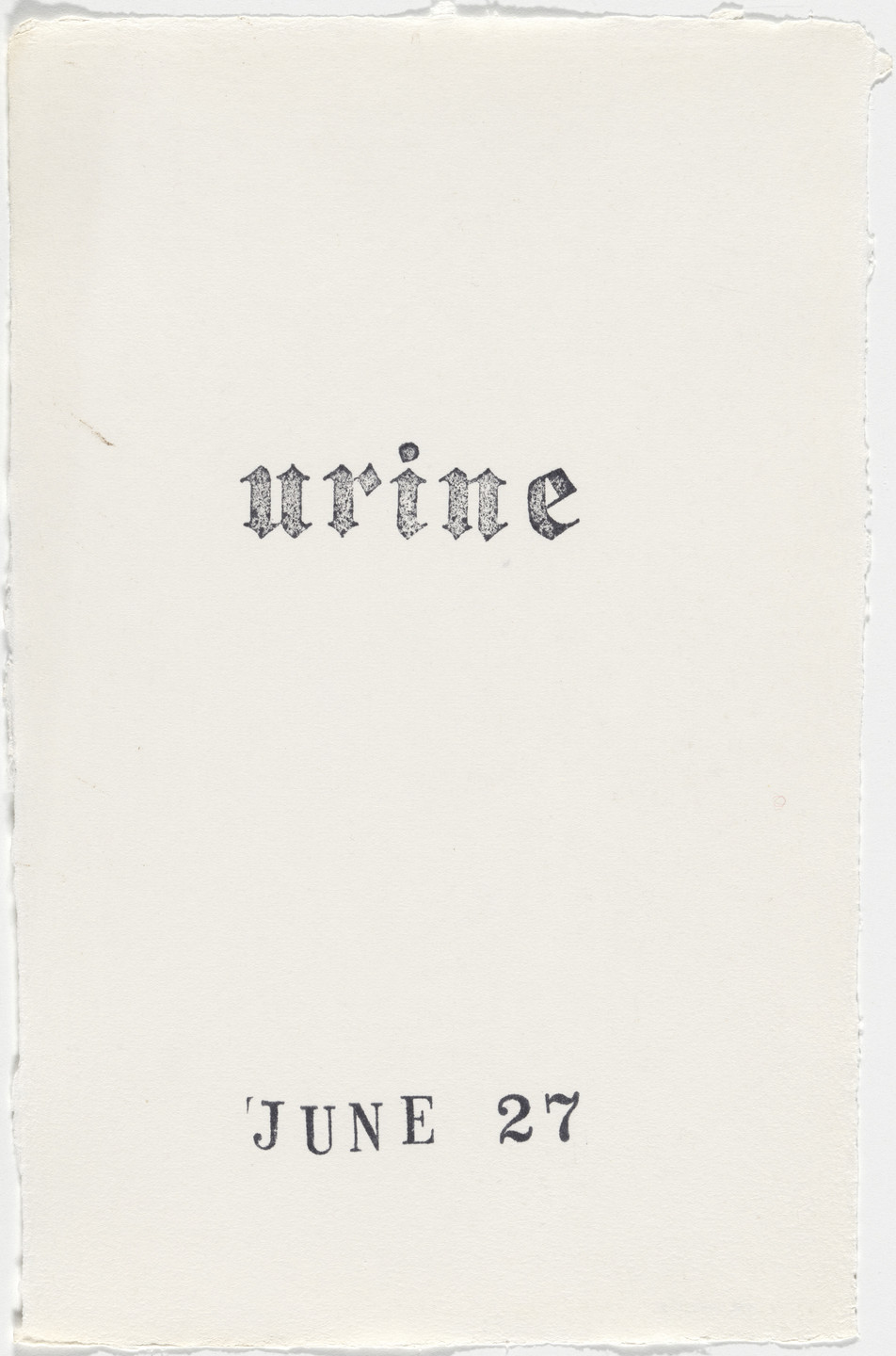 Kiki Smith. Untitled (Book of Hours). 1986–2003