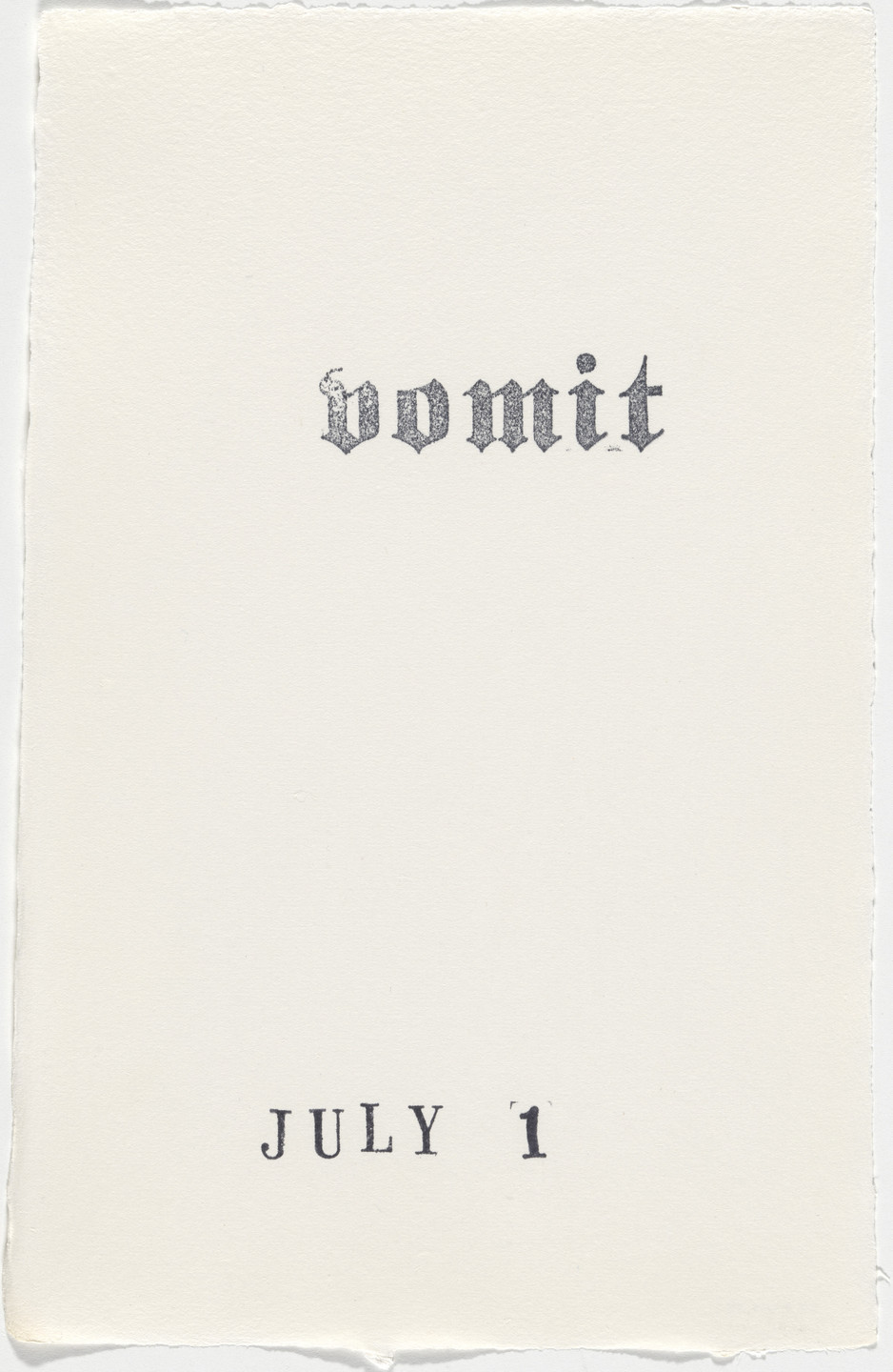 Kiki Smith. Untitled (Book of Hours). 1986–2003