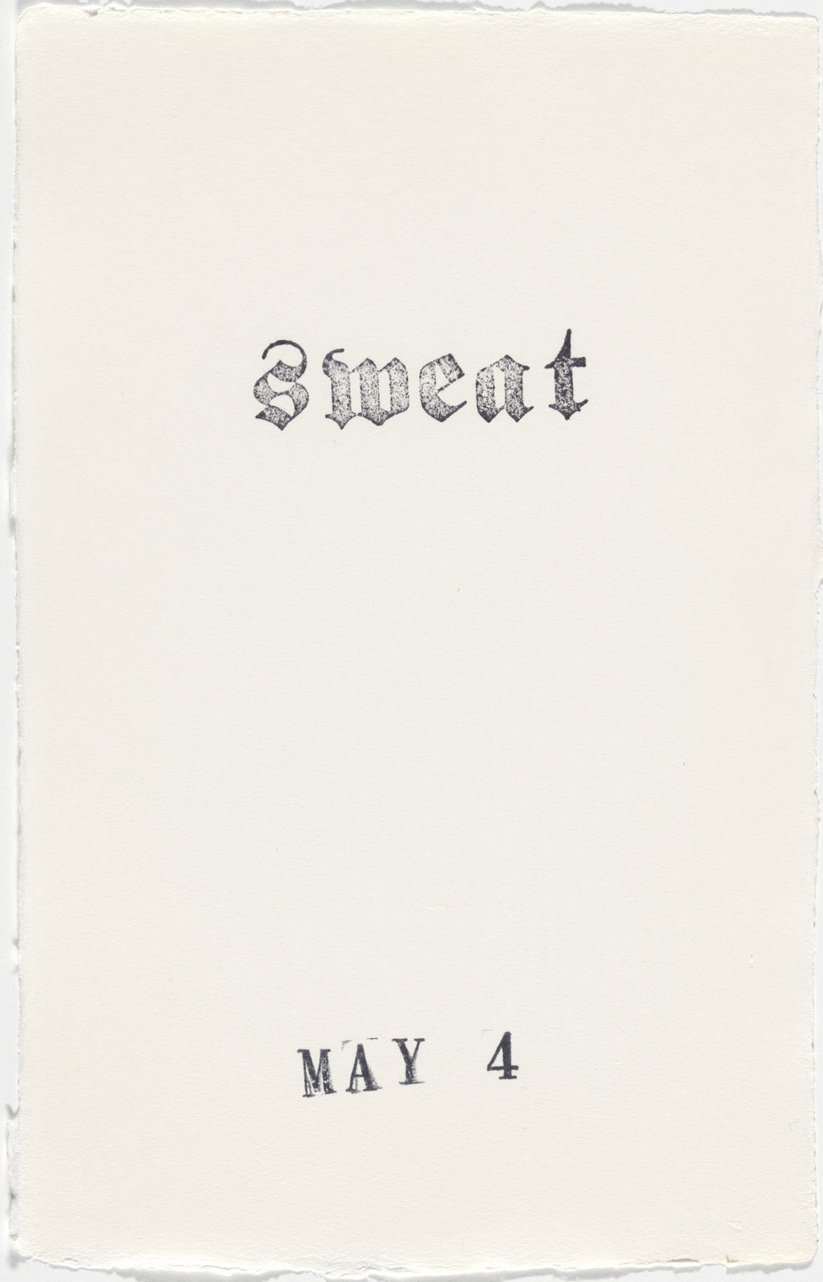 Kiki Smith. Untitled (Book of Hours). 1986–2003