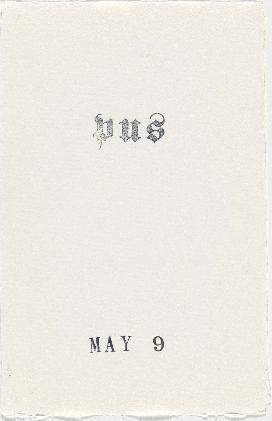 Kiki Smith. Untitled (Book of Hours). 1986–2003