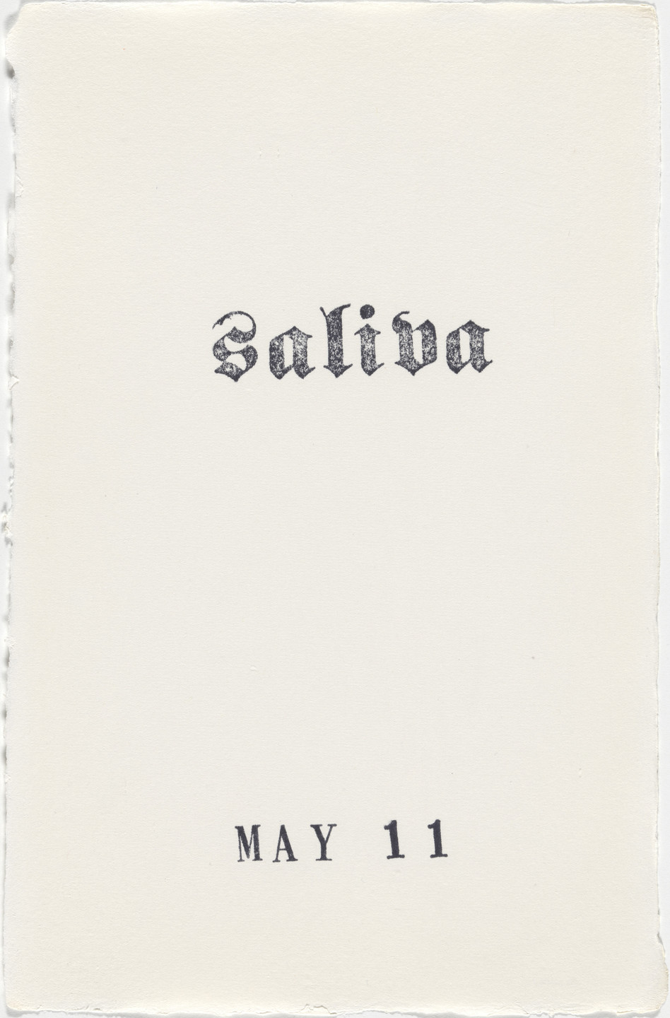 Kiki Smith. Untitled (Book of Hours). 1986–2003