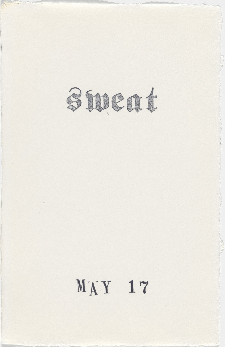 Kiki Smith. Untitled (Book of Hours). 1986–2003