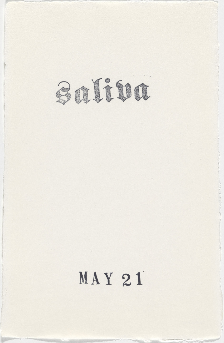 Kiki Smith. Untitled (Book of Hours). 1986–2003