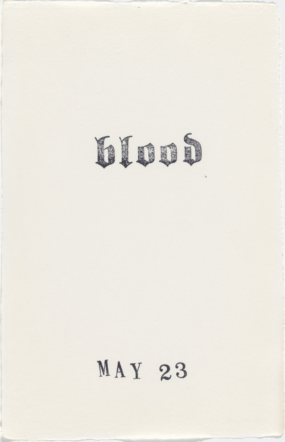 Kiki Smith. Untitled (Book of Hours). 1986–2003