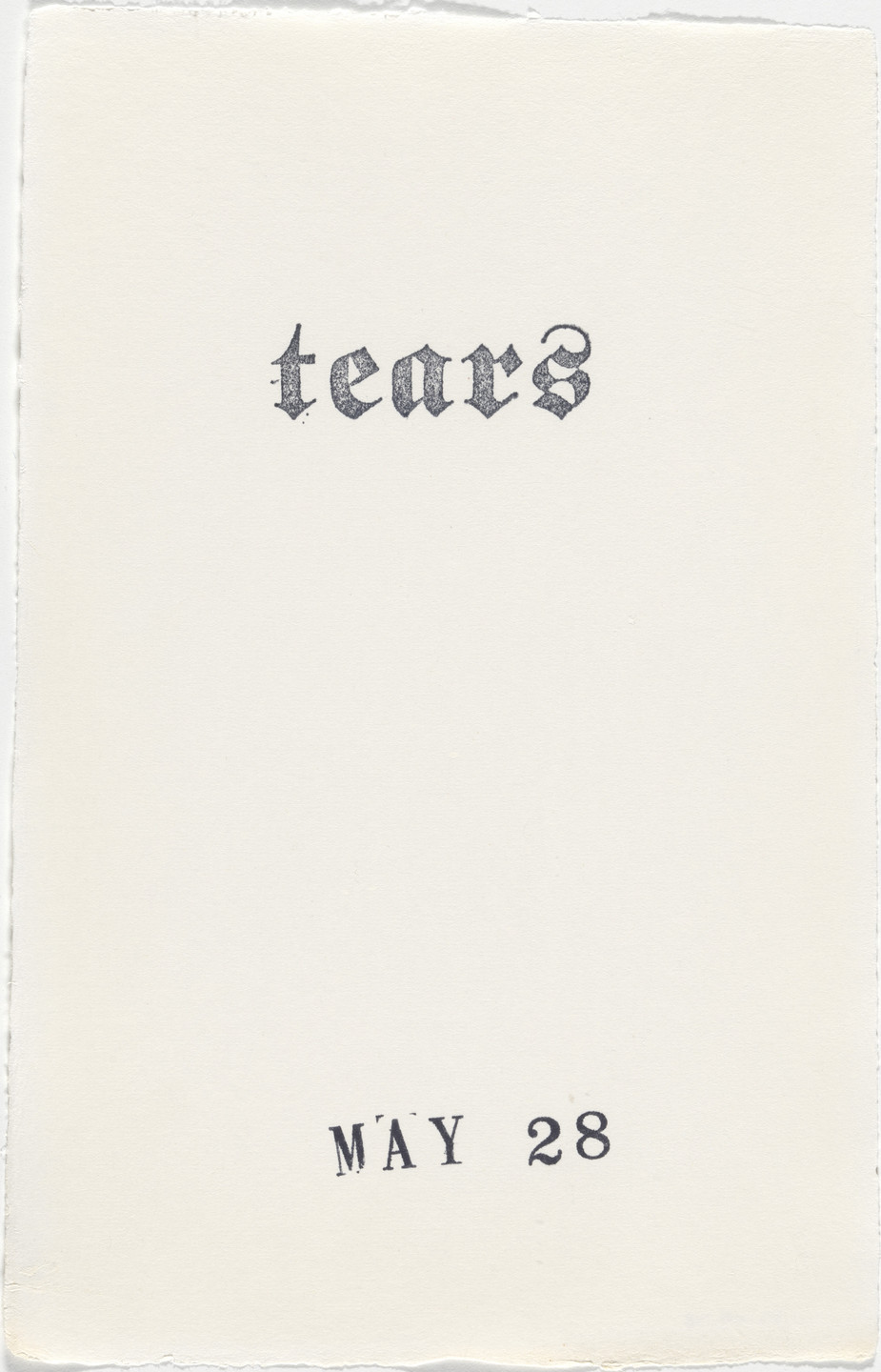 Kiki Smith. Untitled (Book of Hours). 1986–2003