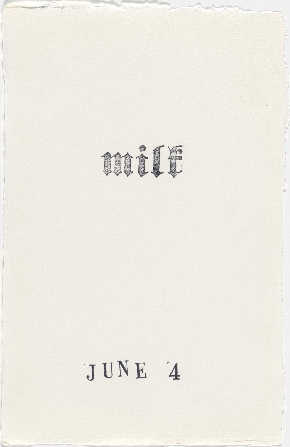 Kiki Smith. Untitled (Book of Hours). 1986–2003