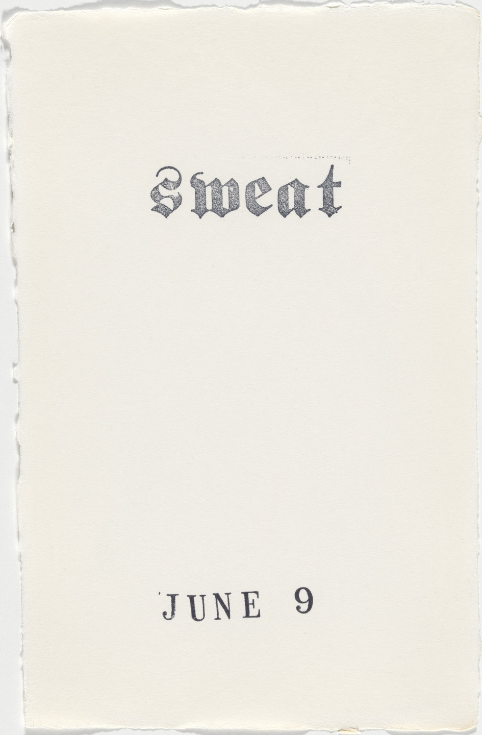 Kiki Smith. Untitled (Book of Hours). 1986–2003