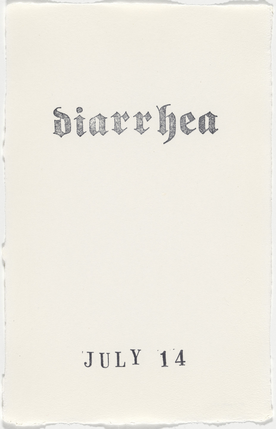 Kiki Smith. Untitled (Book of Hours). 1986–2003