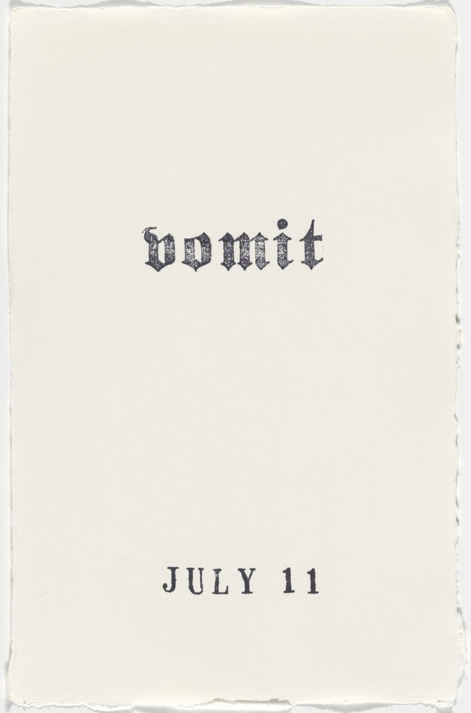 Kiki Smith. Untitled (Book of Hours). 1986–2003