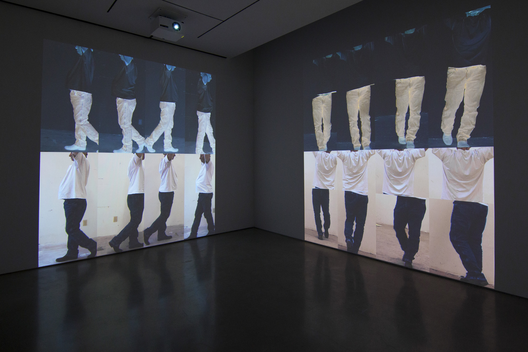 Bruce Nauman. Contrapposto Studies, i through vii. 2015/2016