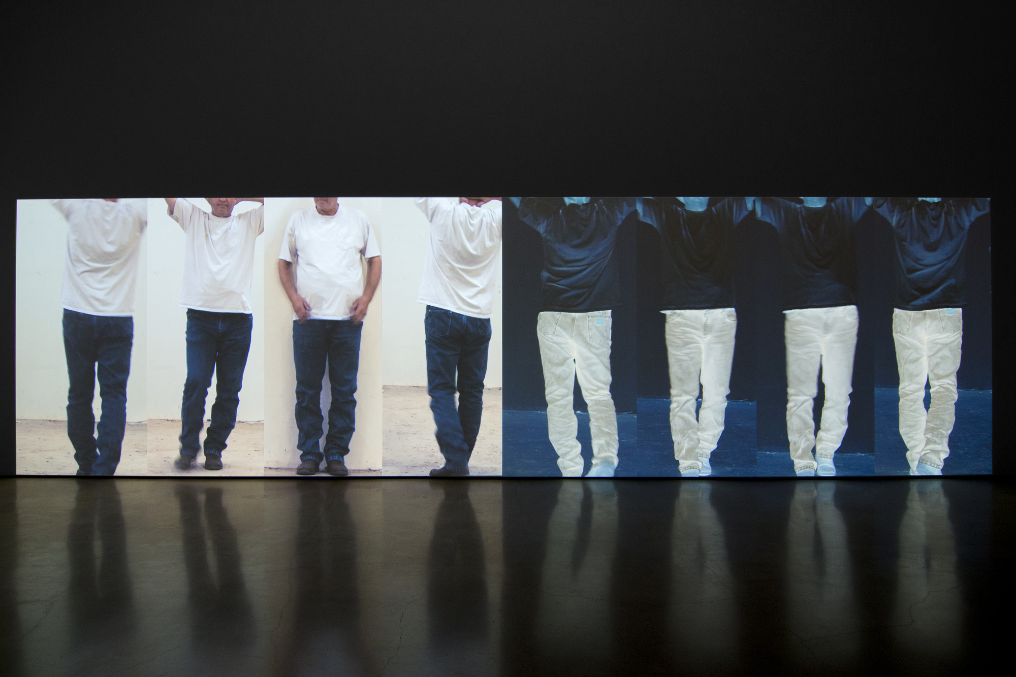 Bruce Nauman. Contrapposto Studies, i through vii. 2015/2016