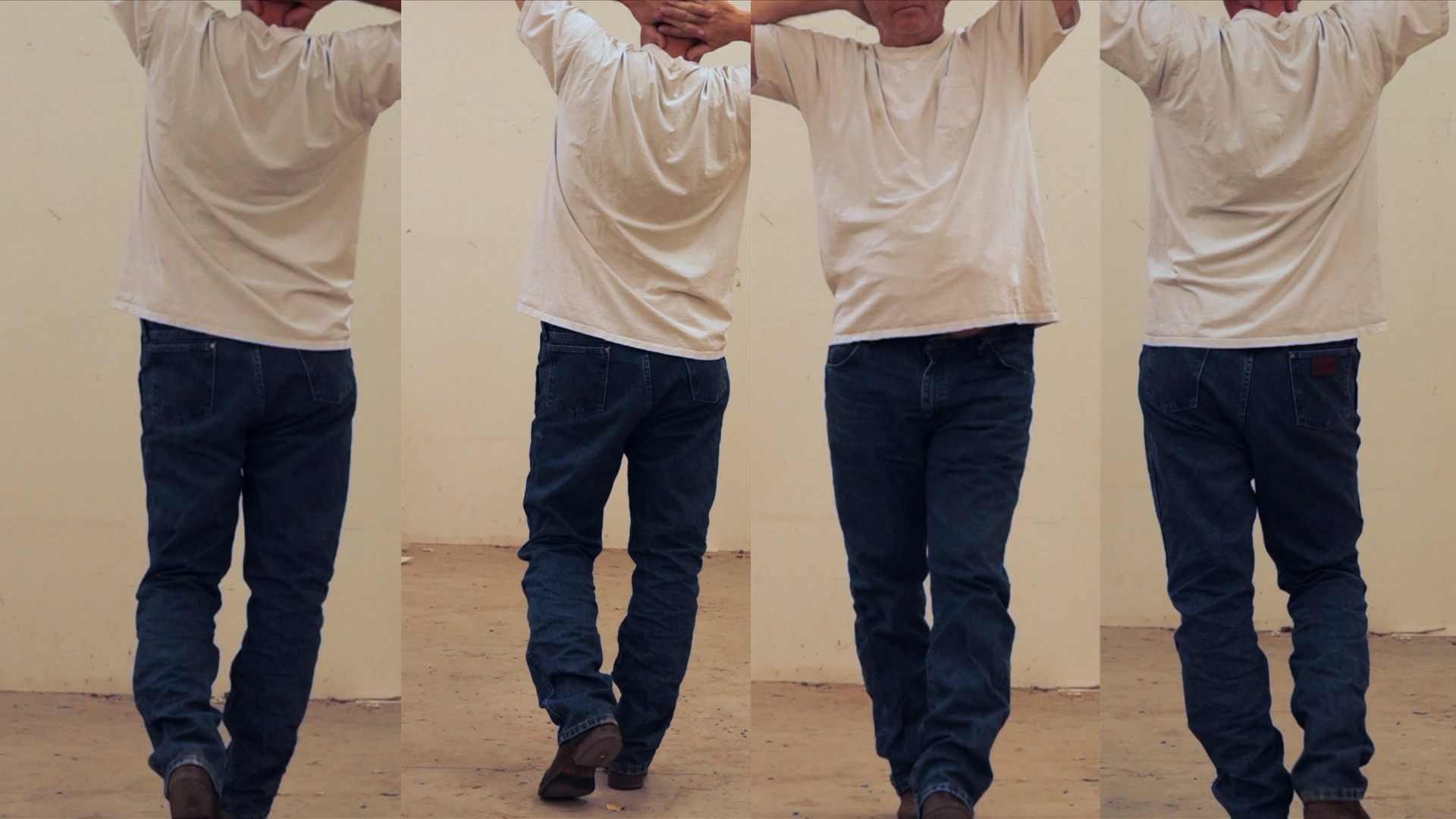 Bruce Nauman. Contrapposto Studies, i through vii. 2015/2016