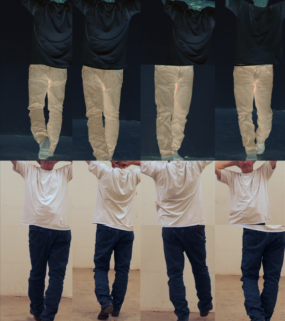 Bruce Nauman. Contrapposto Studies, i through vii. 2015/2016