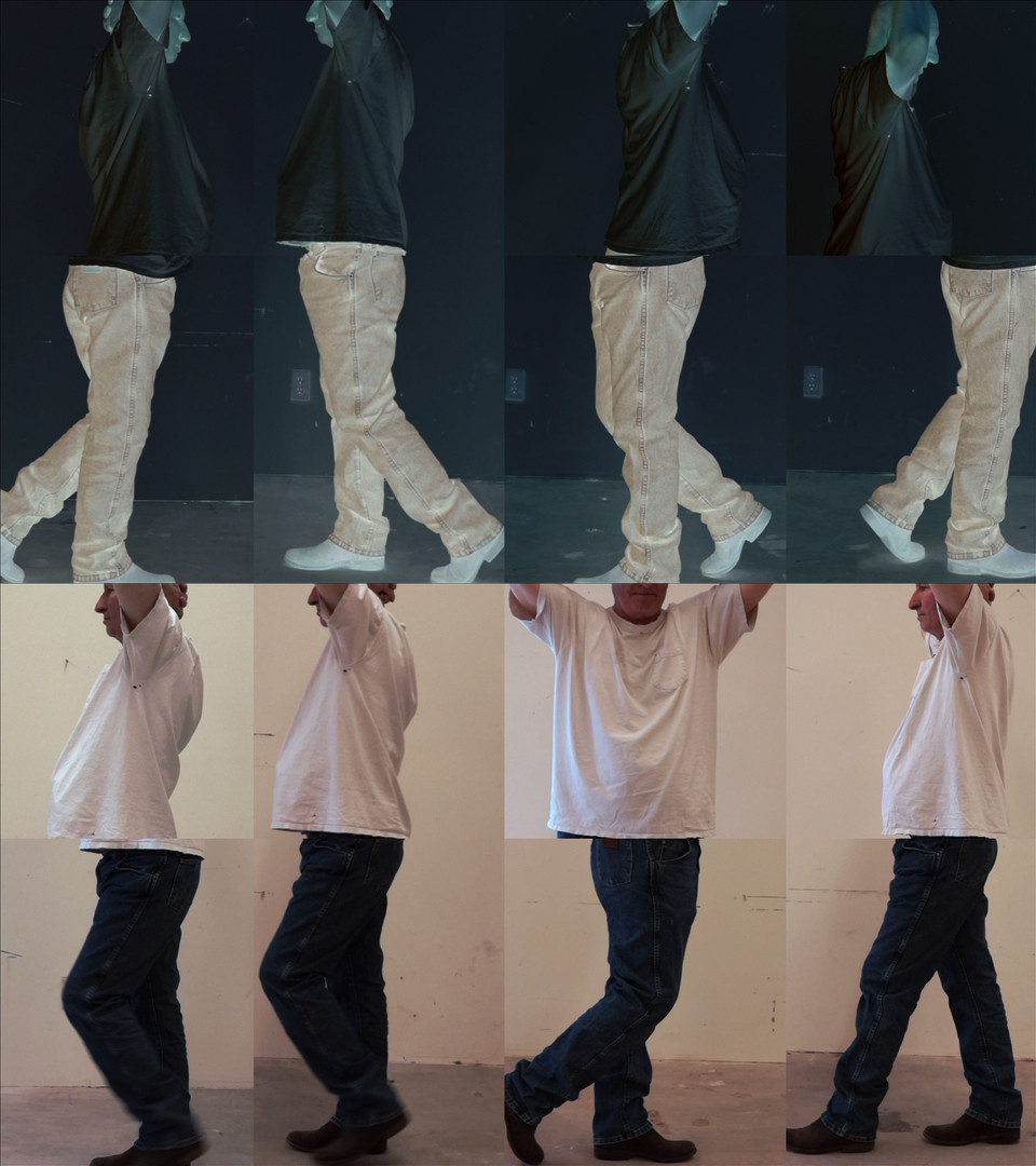 Bruce Nauman. Contrapposto Studies, i through vii. 2015/2016
