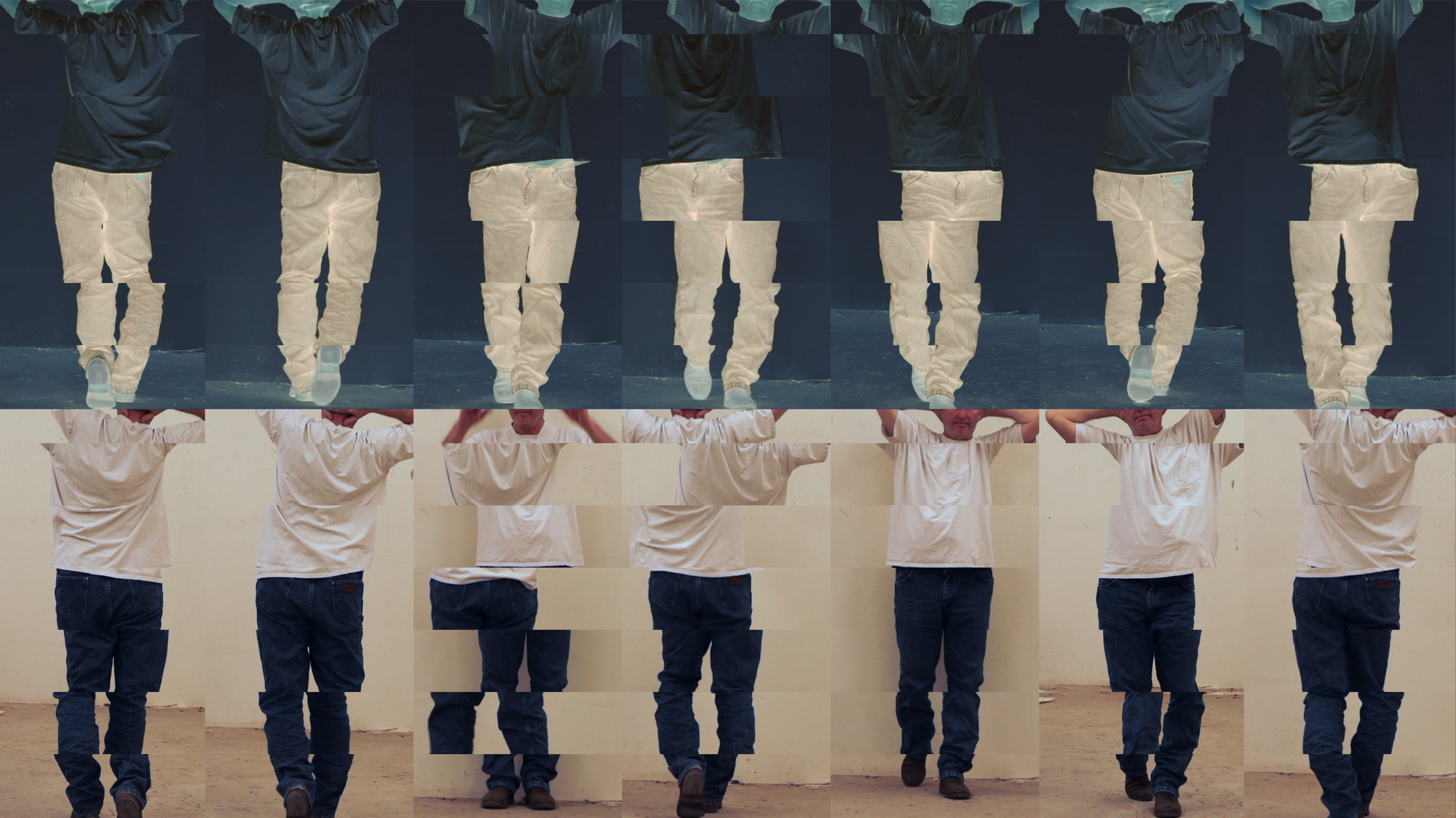 Bruce Nauman. Contrapposto Studies, i through vii. 2015/2016