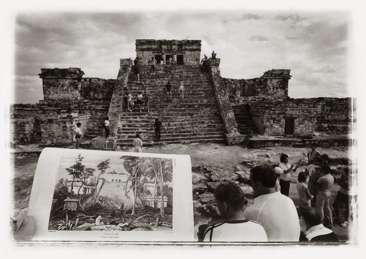 Leandro Katz. Tulúm, after Catherwood [The Castle]. 1985
