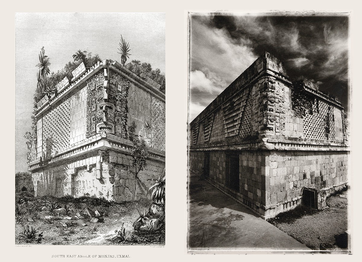 Leandro Katz. Uxmal, after Catherwood [House of the Nuns, Southeast Corner]. 1985