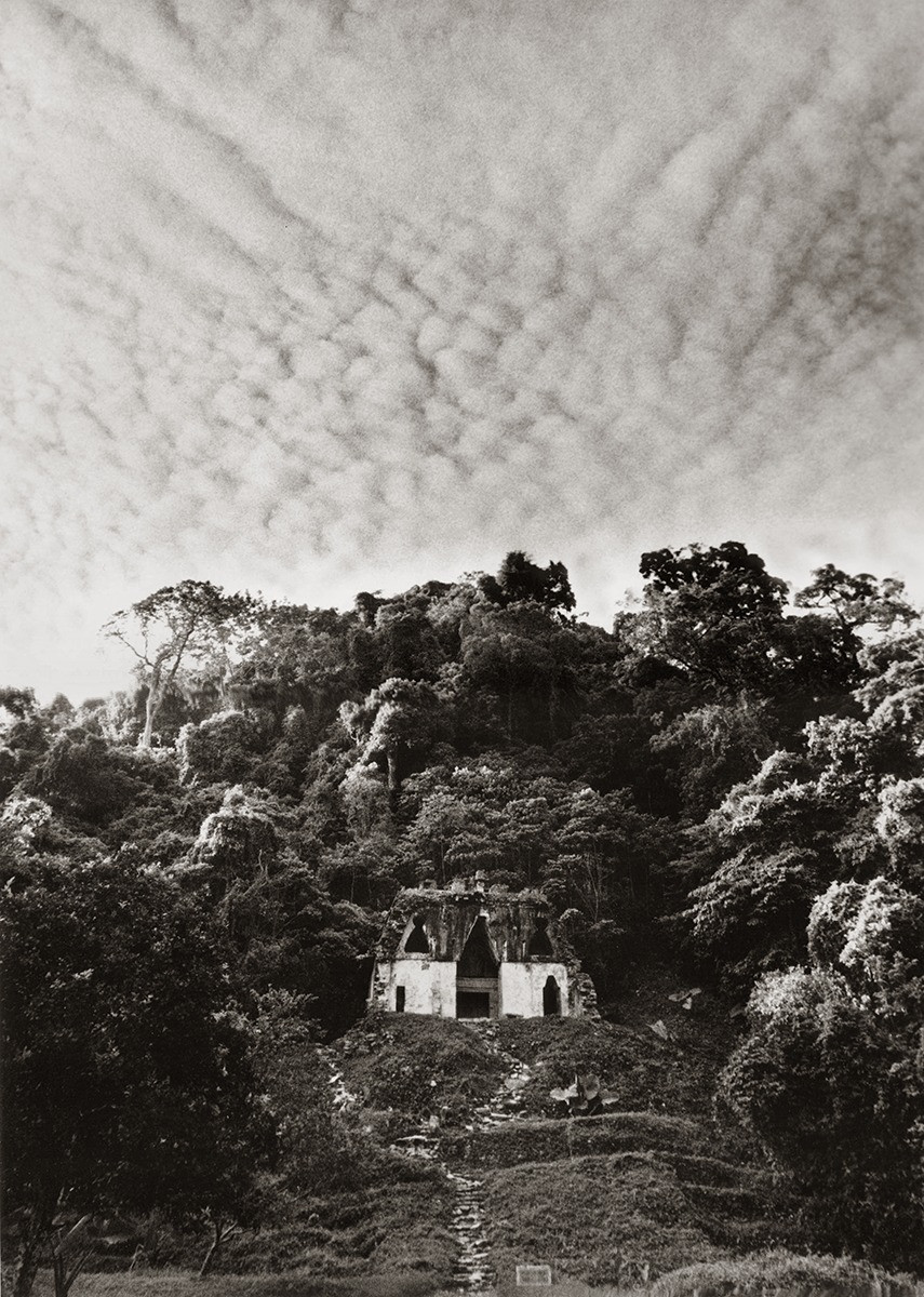 Leandro Katz. Temple of Foliated Cross, Palenque. 1986