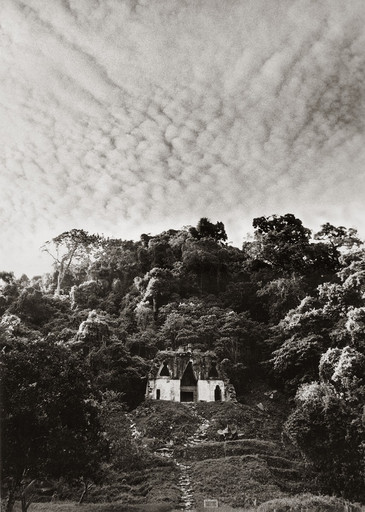 Leandro Katz. Temple of Foliated Cross, Palenque. 1986