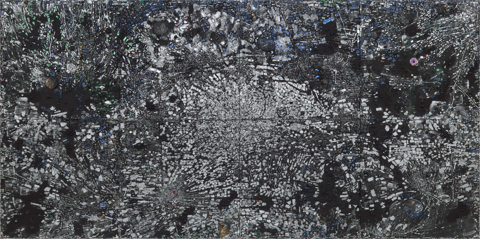 Jack Whitten. Atopolis: For Édouard Glissant. 2014