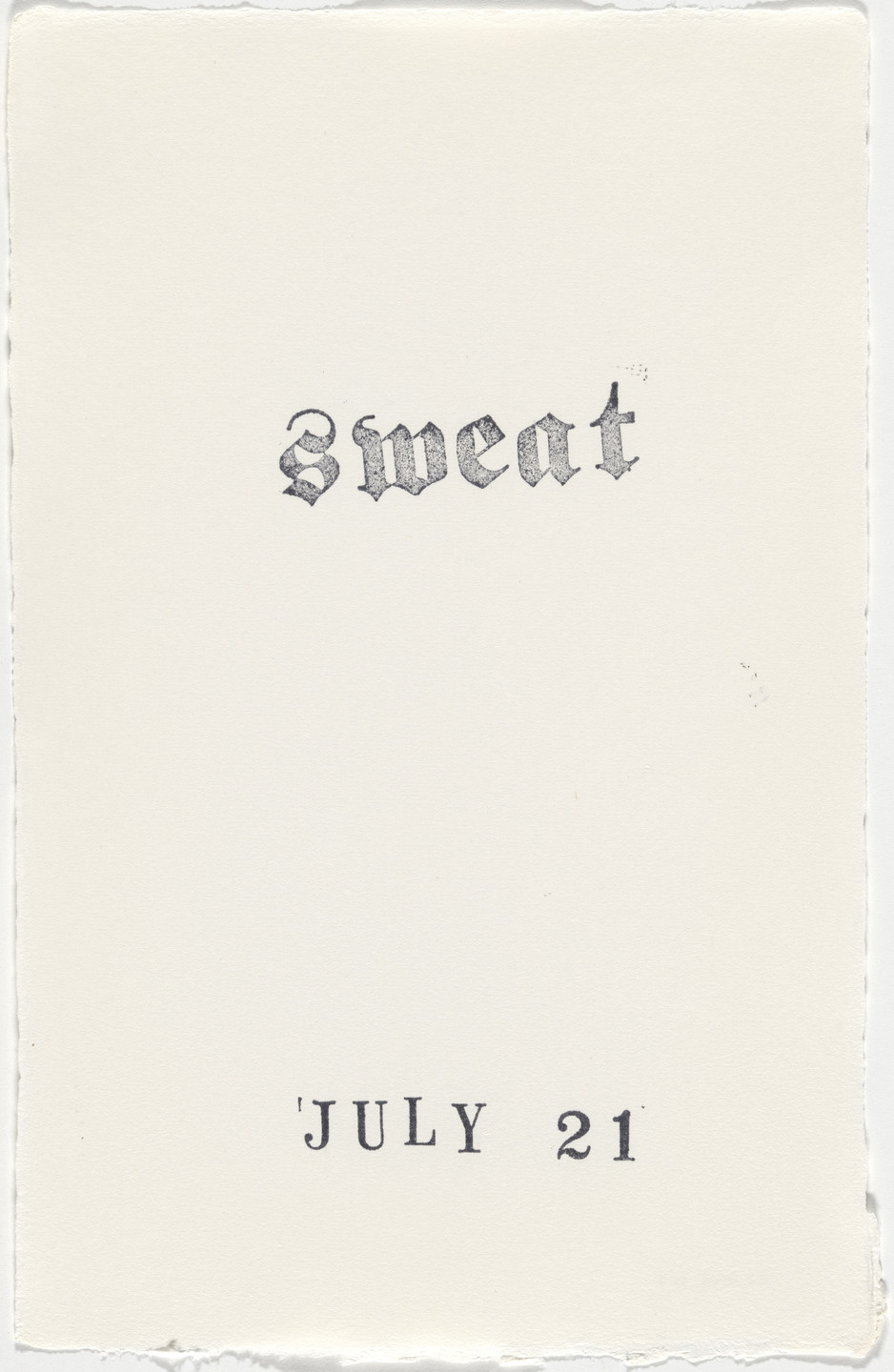 Kiki Smith. Untitled (Book of Hours). 1986–2003