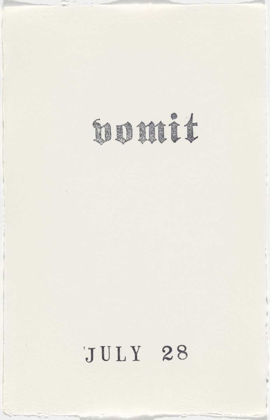 Kiki Smith. Untitled (Book of Hours). 1986–2003