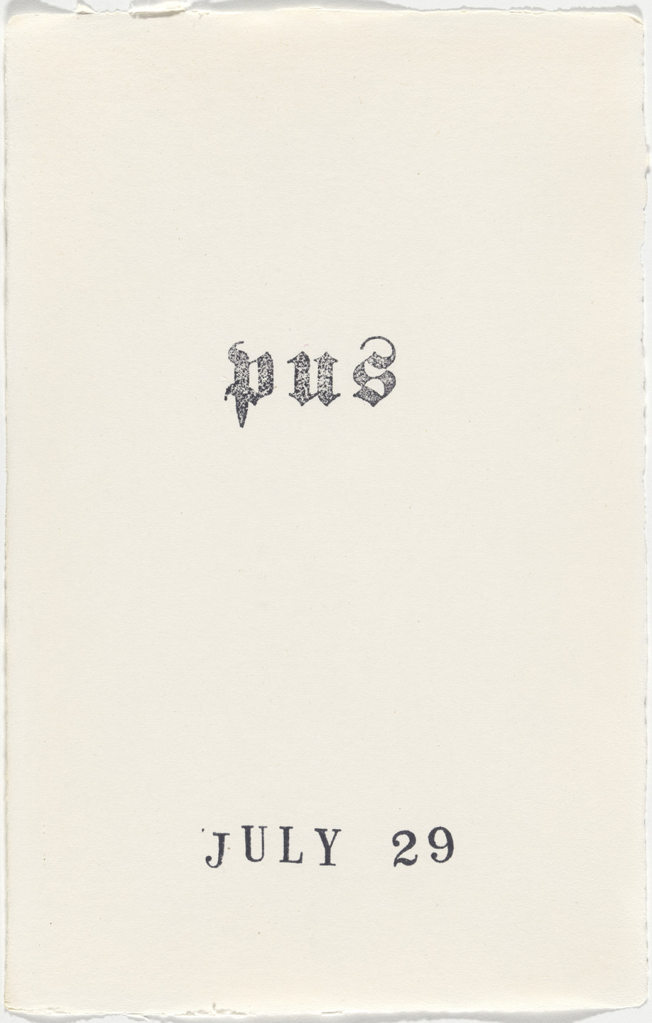 Kiki Smith. Untitled (Book of Hours). 1986–2003