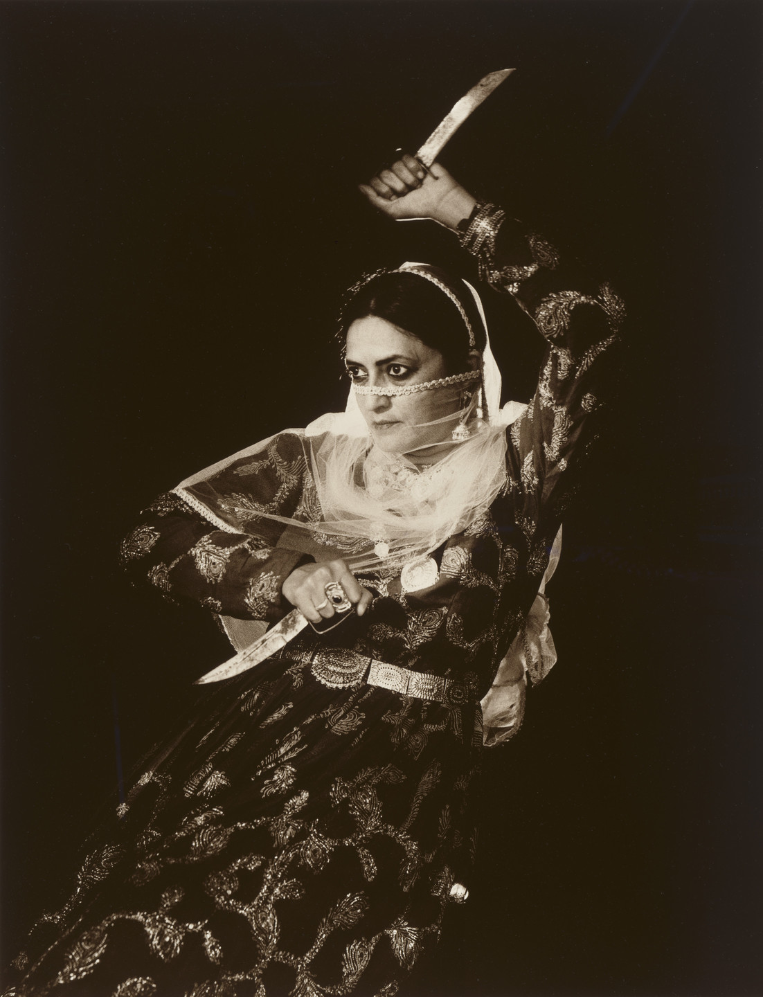 Pushpamala N. Raudra from The Navarasa Suite, from the series Bombay Photo Studio. 2003