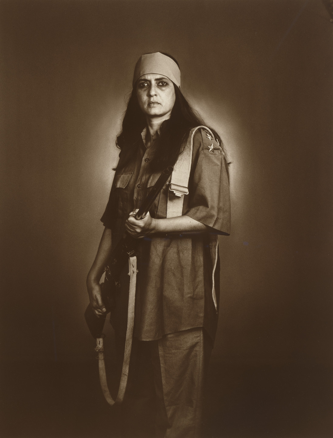 Pushpamala N. Veera from The Navarasa Suite, from the series Bombay Photo Studio. 2003