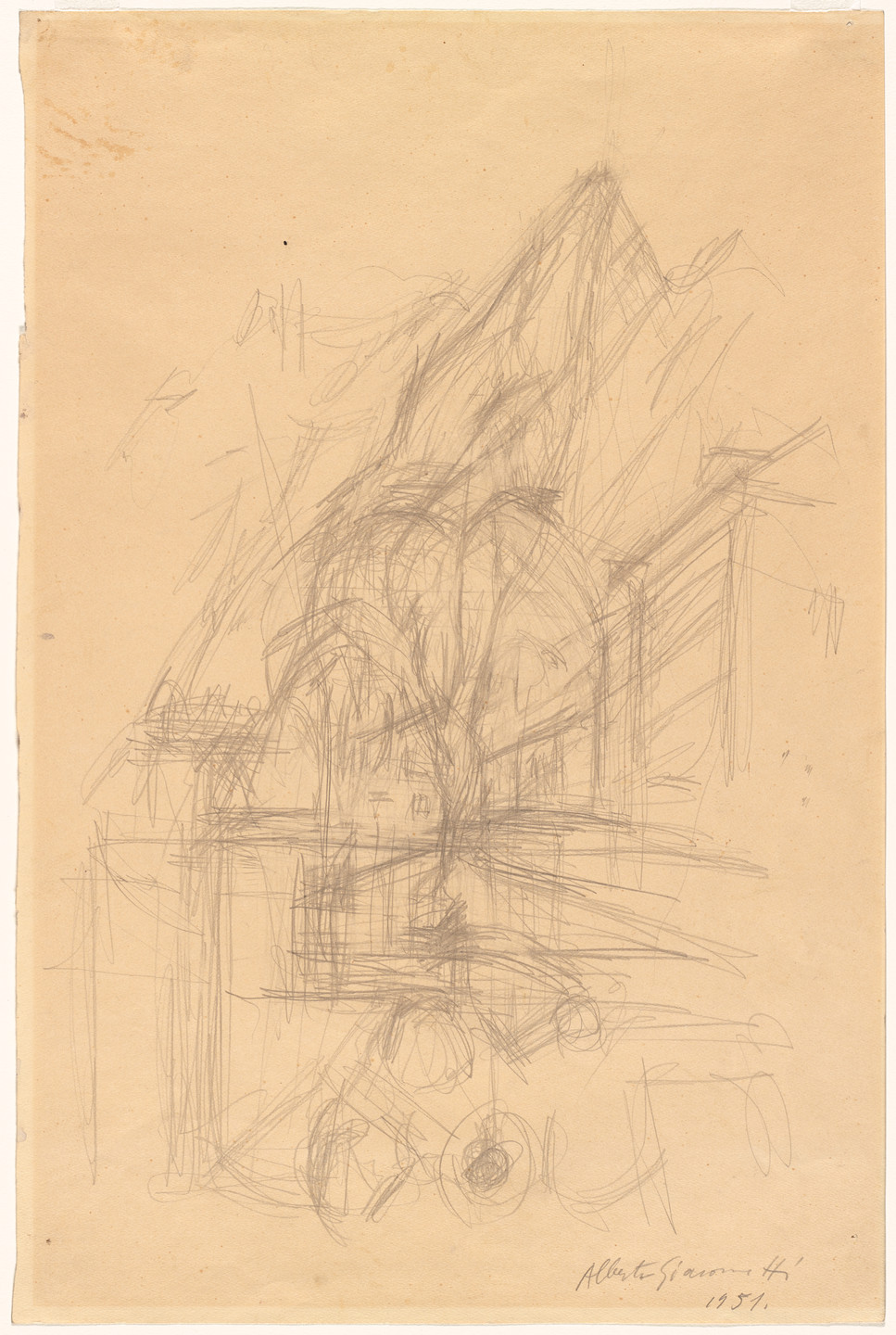 Alberto Giacometti. Untitled. 1951