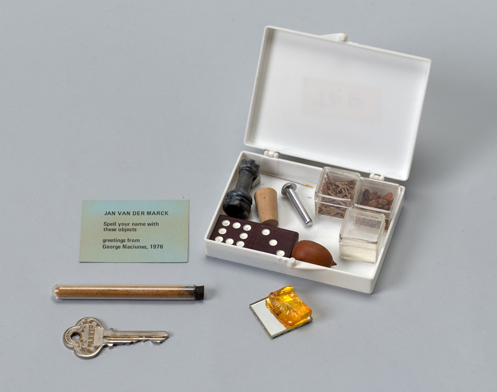 Your Name Spelled with Objects: Jan van der Marck