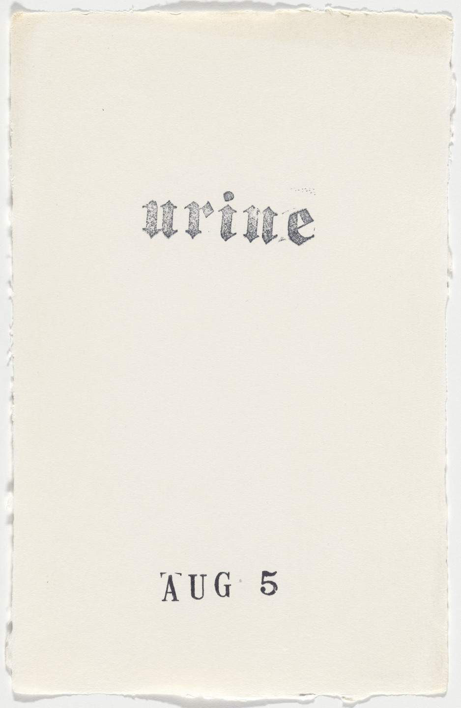 Kiki Smith. Untitled (Book of Hours). 1986–2003