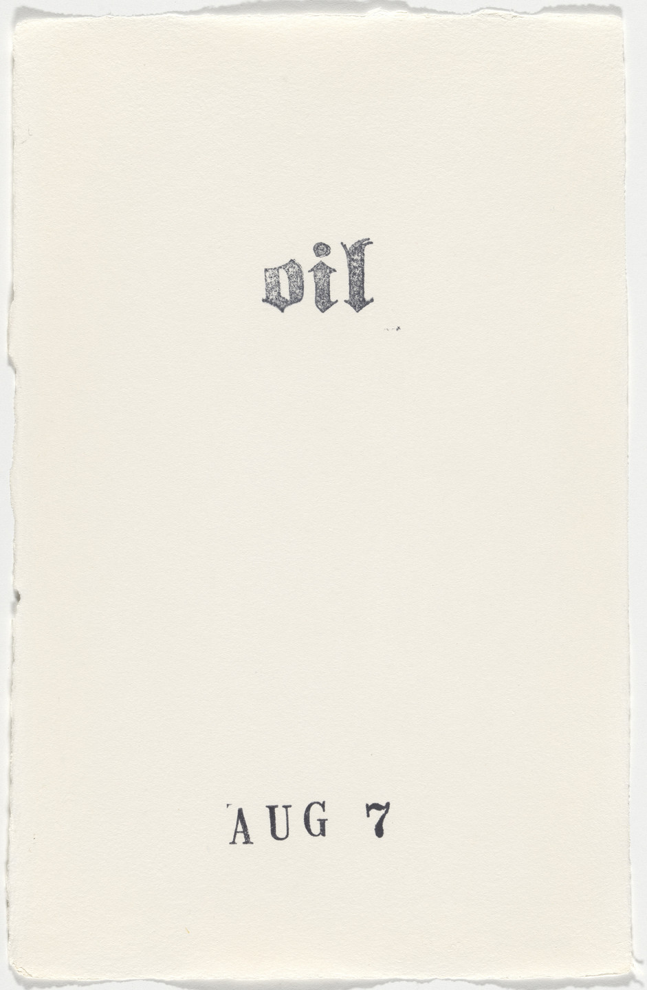 Kiki Smith. Untitled (Book of Hours). 1986–2003