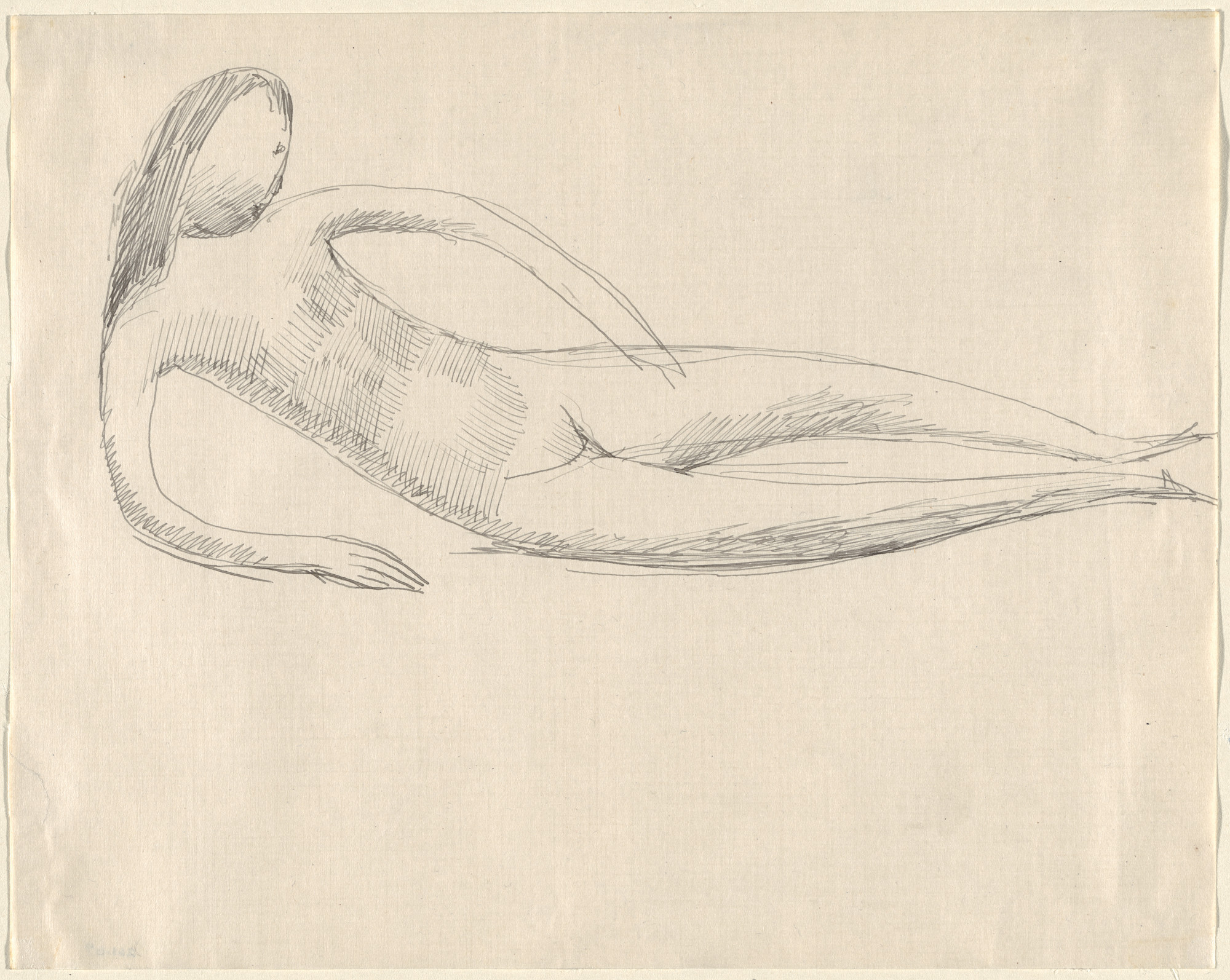 Elie Nadelman. Reclining Nude