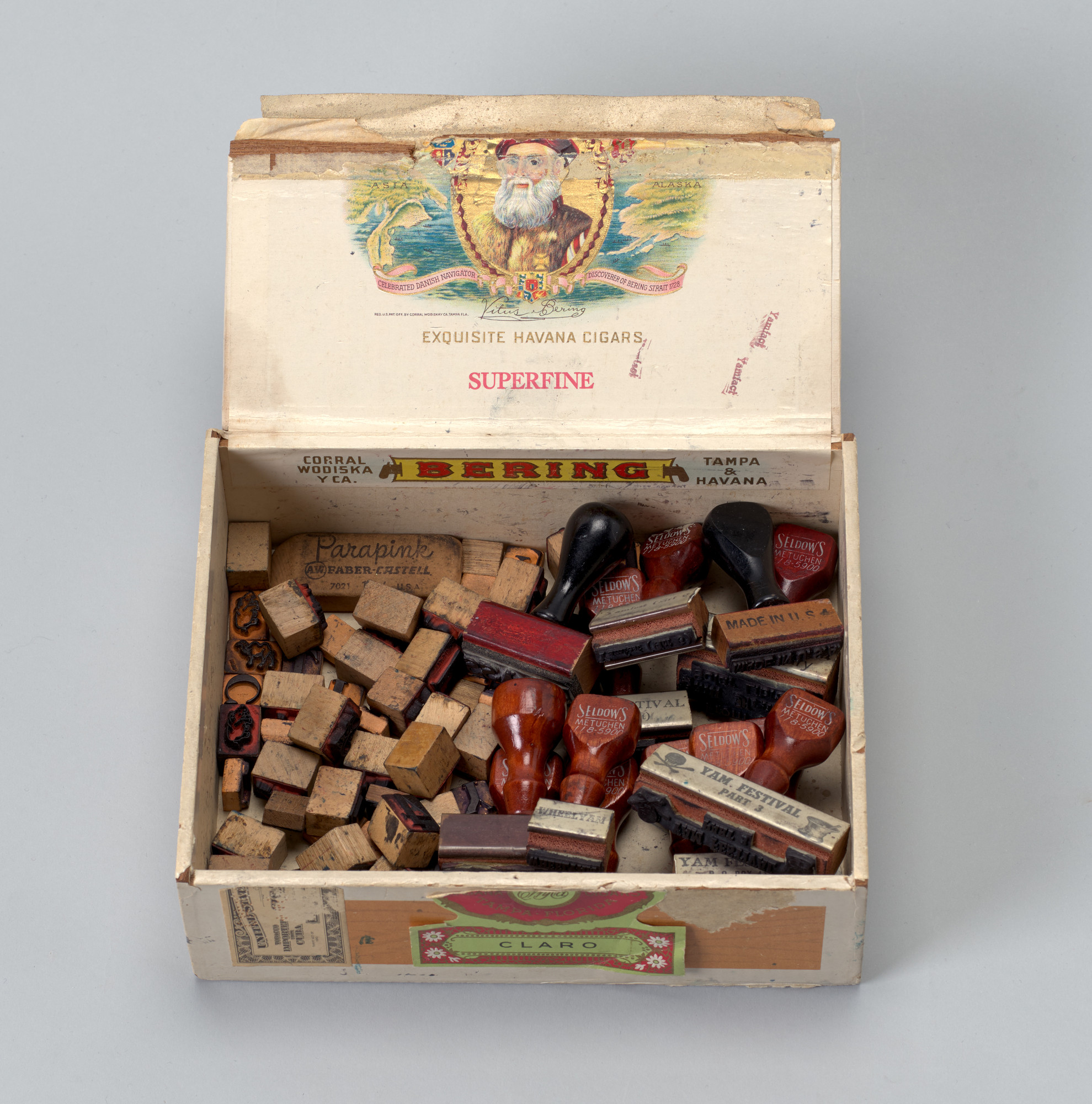 George Brecht. A Box of Yam Festival and Other Rubber Stamps