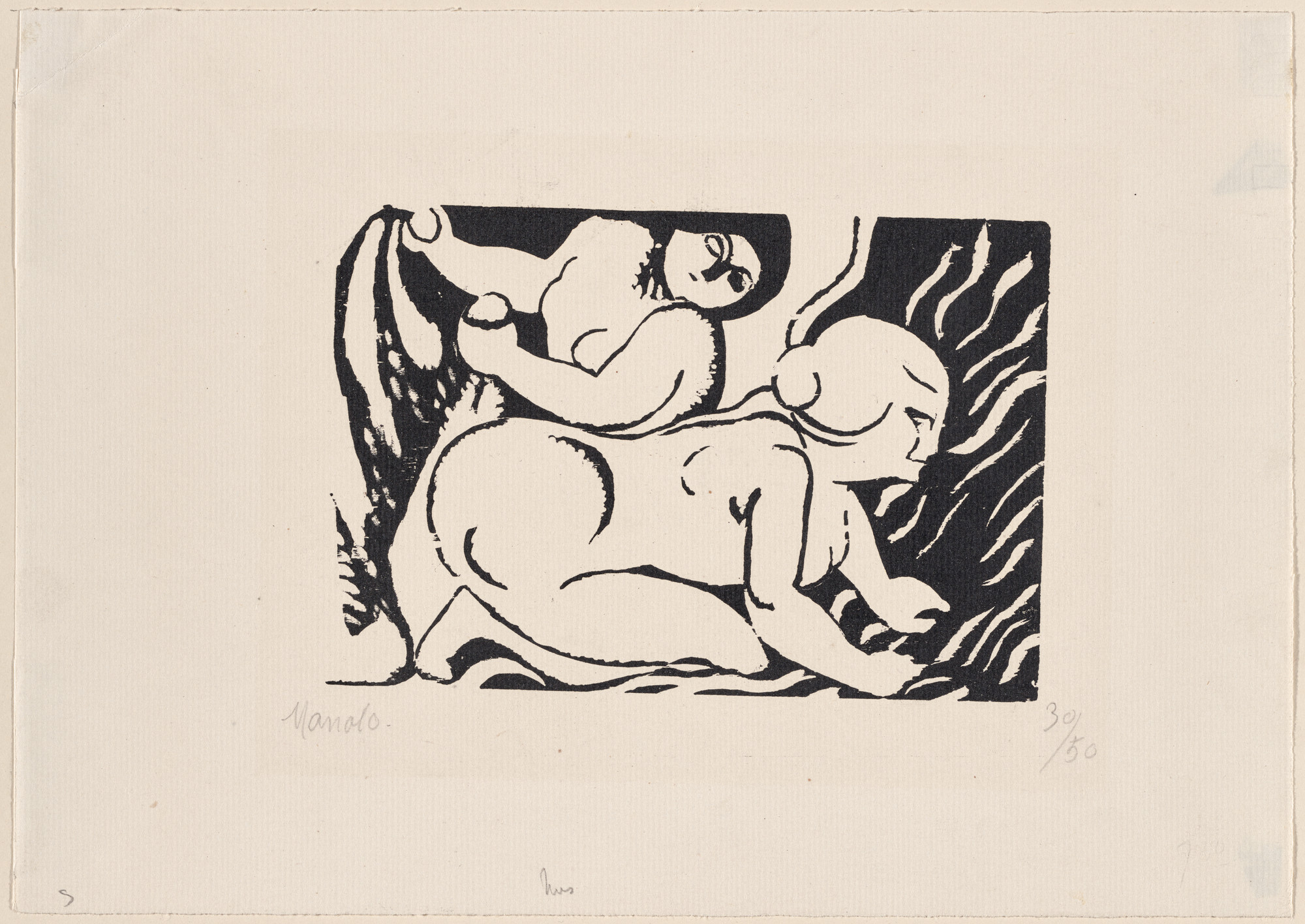 Manolo (Manuel Martínez Hugué). Nudes (Nus). 1891