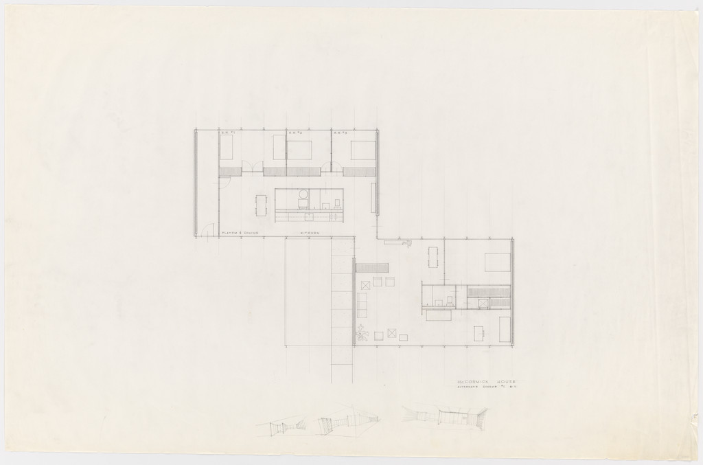 Robert H. McCormick House, Elmhurst, IL (Floor plan)