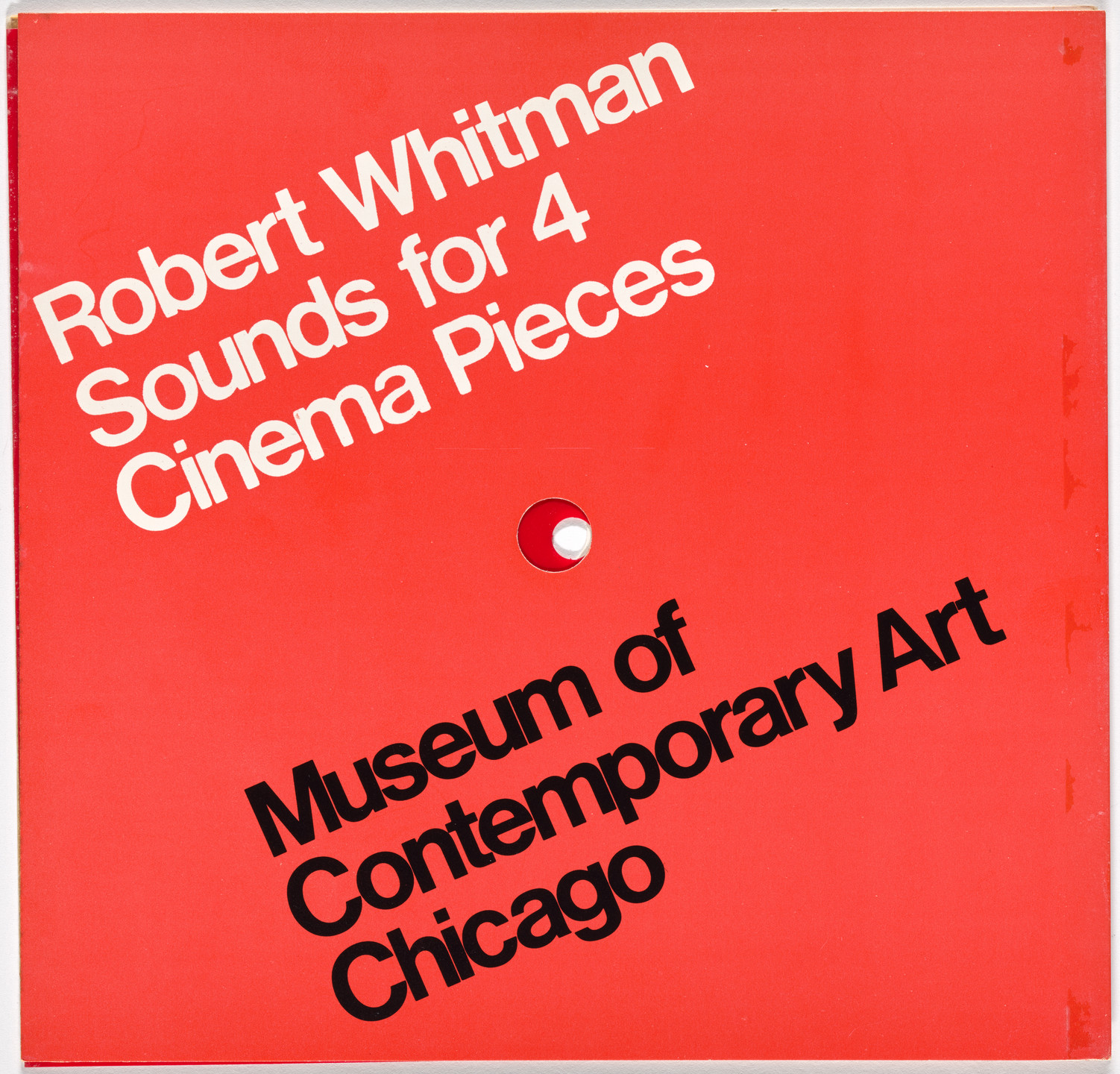 Robert Whitman. Sounds for 4 Cinema Pieces. 1968