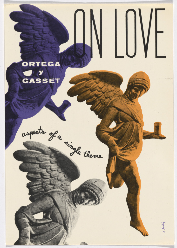 Book cover for "On Love: Aspects of a Single Theme" by Ortega y Gasset